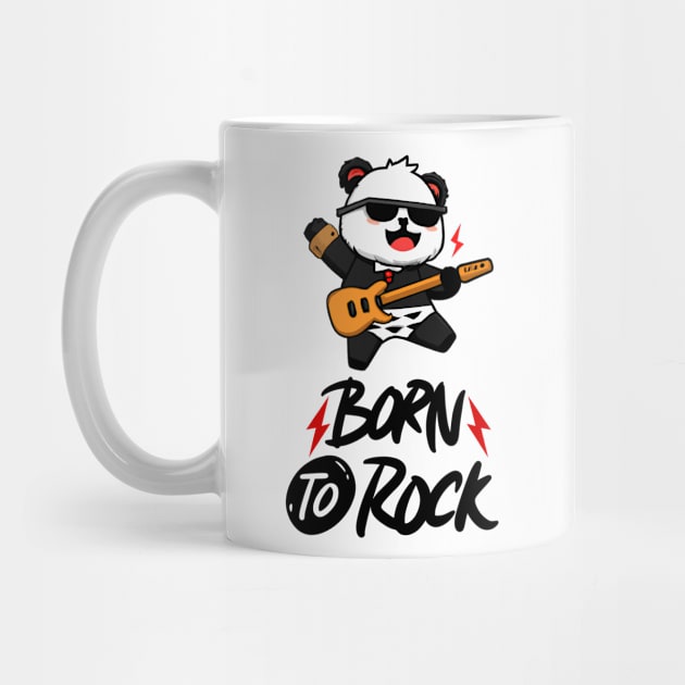 Born To Rock Panda by ChasingTees